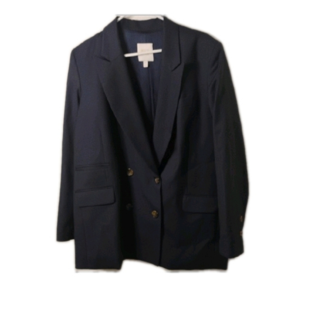 TWP Elegant Navy Blue Blazer Size Large